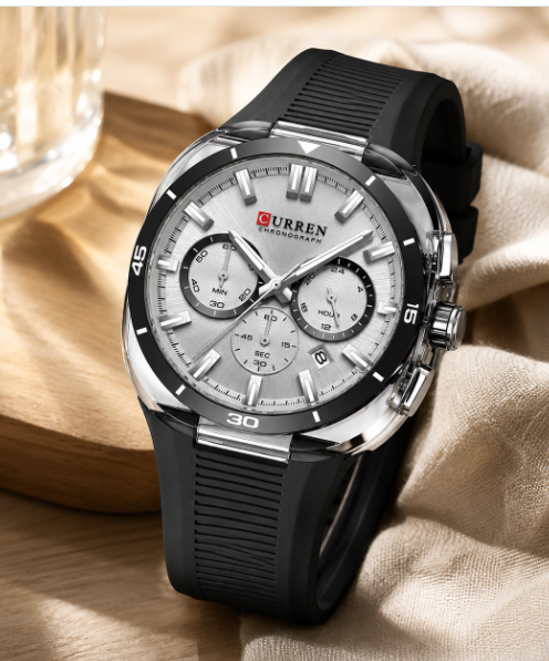 Reloj Curren 8502 Pulso Silicona