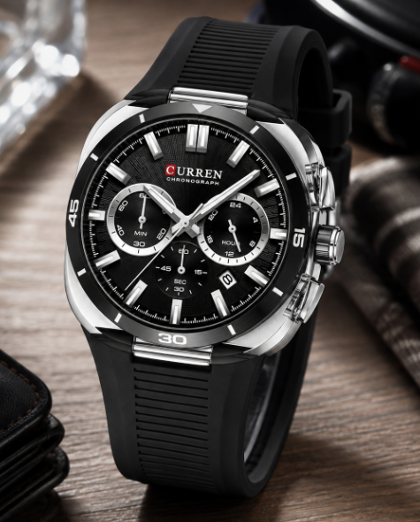 Reloj Curren 8502 Pulso Silicona