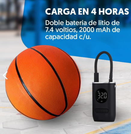Inflador Compresor de Aire Carro Moto
