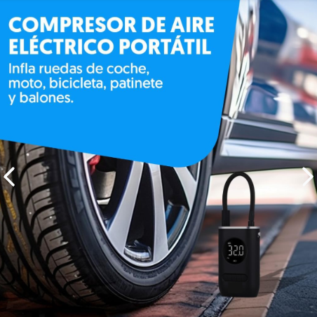 Inflador Compresor de Aire Carro Moto