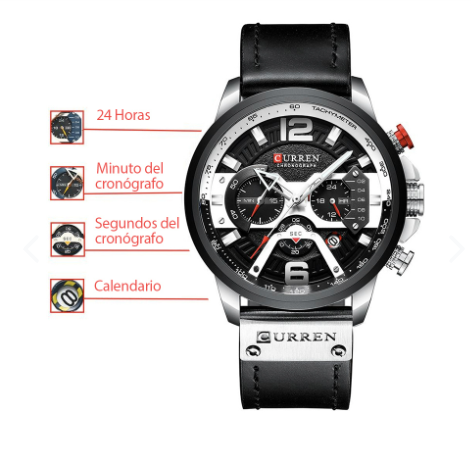 Reloj Curren 8329+ Tarjet de Garantía NU