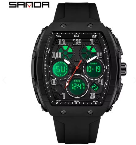 Reloj Sanda 6157 Silicona
