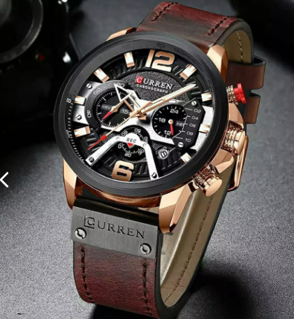 Reloj Curren Hombre  8329 Cuero