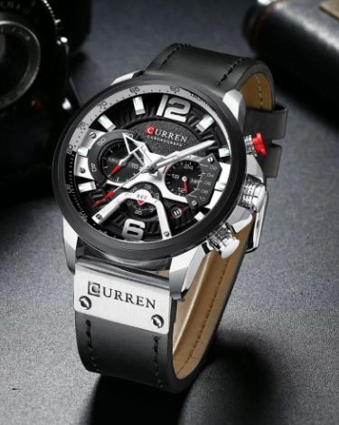 Reloj Curren Hombre  8329 Cuero