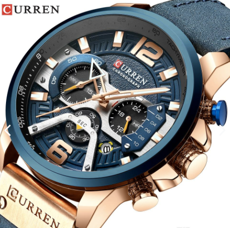 Reloj Curren Hombre  8329 Cuero