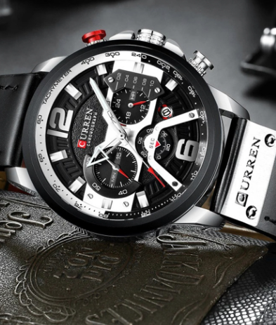 Reloj Curren Hombre  8329 Cuero