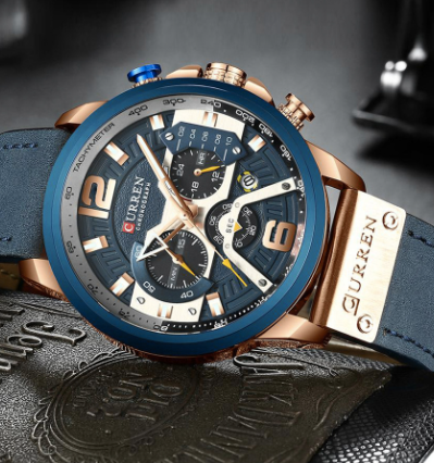 Reloj Curren Hombre  8329 Cuero