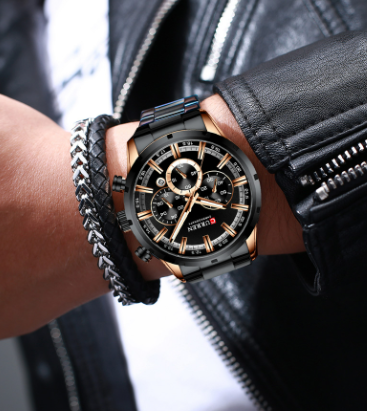 Reloj Curren 8355 Cronógrafos acero