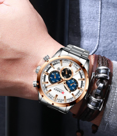 Reloj Curren 8355 Cronógrafos acero