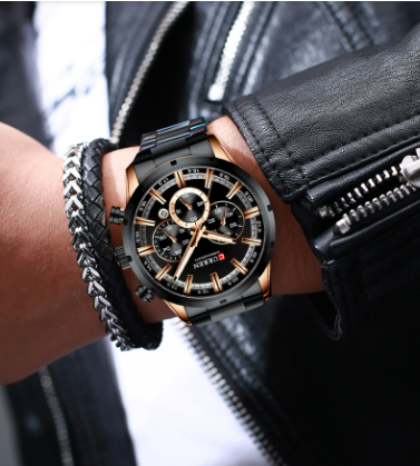 Reloj Curren 8355 Cronógrafos acero