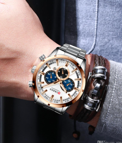 Reloj Curren 8355 Cronógrafos acero