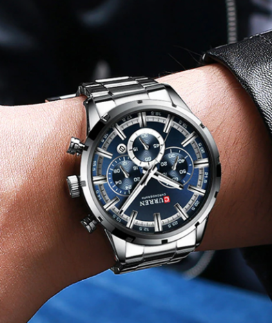 Reloj Curren 8355 Cronógrafos acero