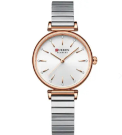 Reloj Curren 9081 Acero Mujer Elegante