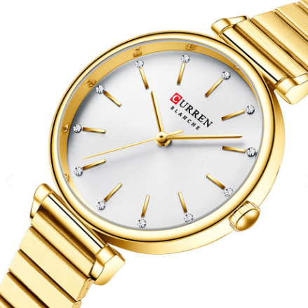 Reloj Curren 9081 Acero Mujer Elegante