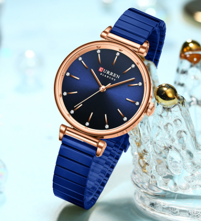 Reloj Curren 9081 Acero Mujer Elegante