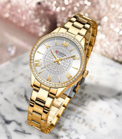 Reloj Curren 9084 Para Mujer Elegante