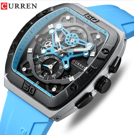Reloj Curren 8443 Silicona Hombre
