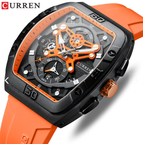 Reloj Curren 8443 Silicona Hombre