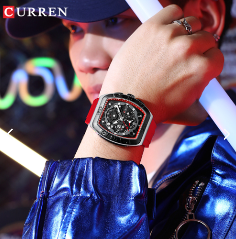 Reloj Curren 8443 Silicona Hombre