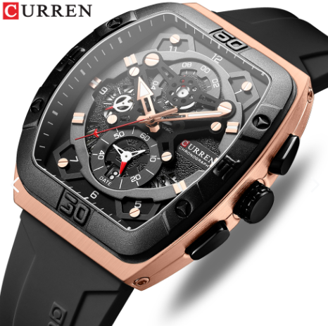 Reloj Curren 8443 Silicona Hombre