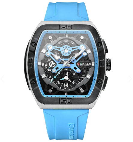 Reloj Curren 8443 Silicona Hombre