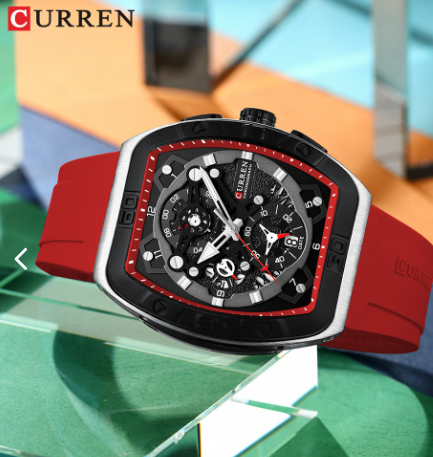 Reloj Curren 8443 Silicona Hombre