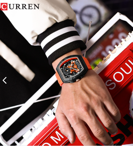 Reloj Curren 8443 Silicona Hombre
