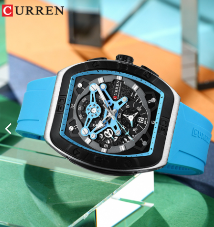 Reloj Curren 8443 Silicona Hombre