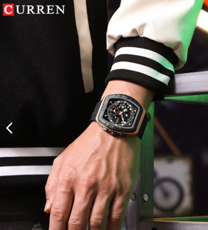 Reloj Curren 8443 Silicona Hombre