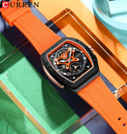 Reloj Curren 8443 Silicona Hombre