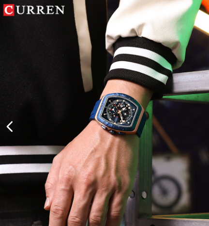 Reloj Curren 8443 Silicona Hombre