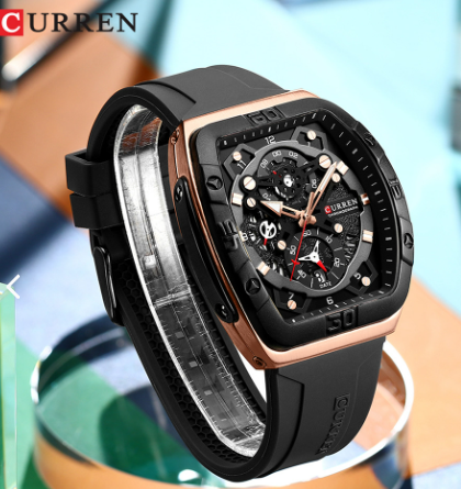 Reloj Curren 8443 Silicona Hombre