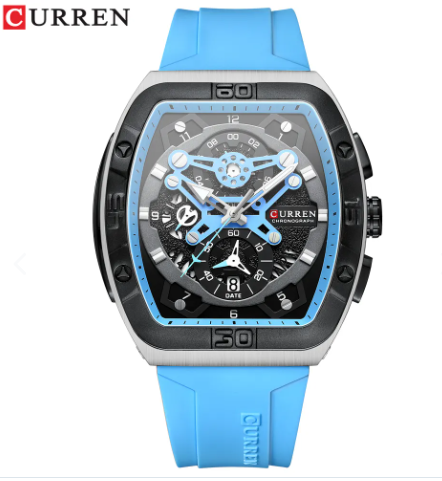 Reloj Curren 8443 Silicona Hombre