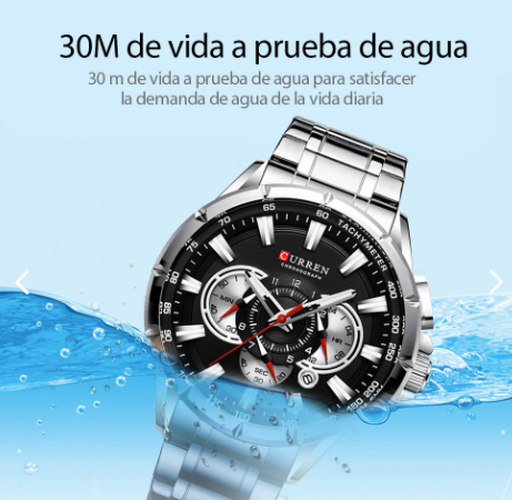 Reloj Curren 8363 Hombre Acero