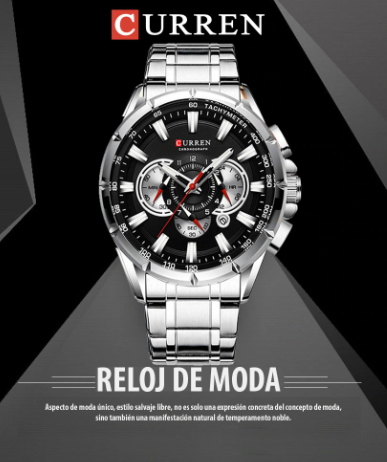 Reloj Curren 8363 Hombre Acero
