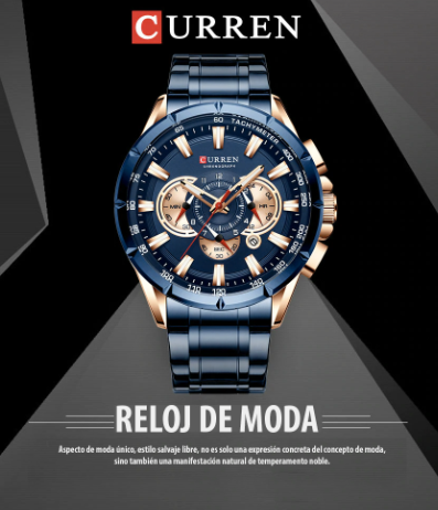 Reloj Curren 8363 Hombre Acero