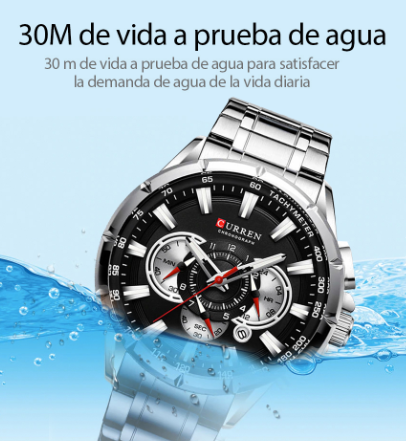 Reloj Curren 8363 Hombre Acero