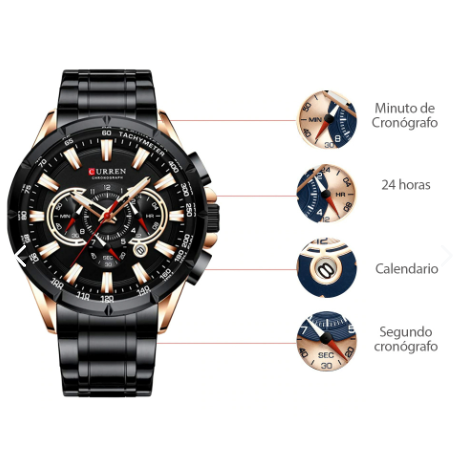 Reloj Curren 8363 Hombre Acero