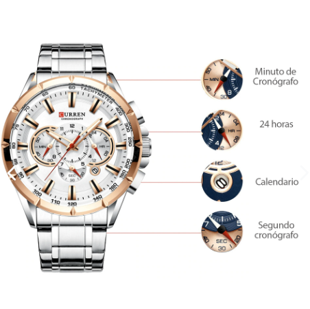 Reloj Curren 8363 Hombre Acero