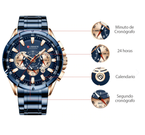 Reloj Curren 8363 Hombre Acero