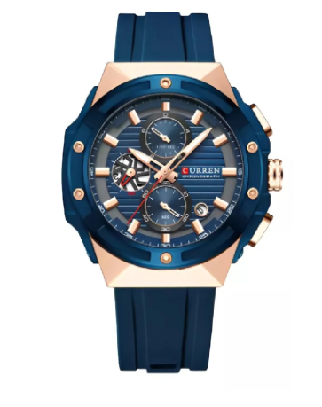 Reloj Curren 8462 Silicona crono NU