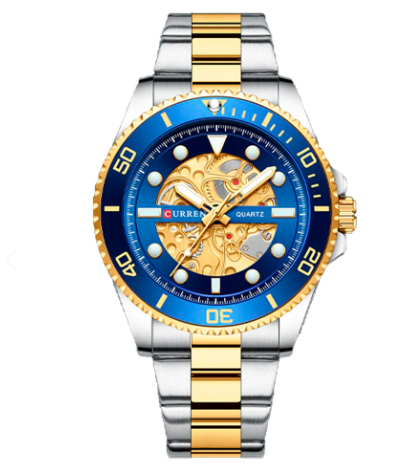 Reloj Curren 8412 Clásico Cuarzo Acero