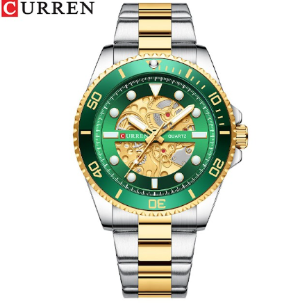 Reloj Curren 8412 Clásico Cuarzo Acero