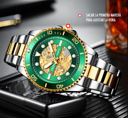 Reloj Curren 8412 Clásico Cuarzo Acero