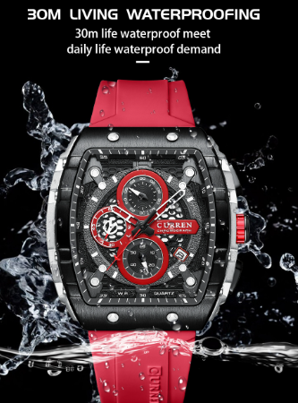 Reloj Curren 8442 Silicona Hombre