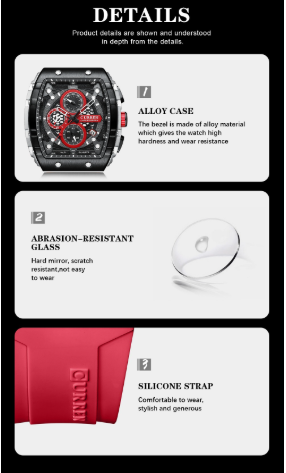 Reloj Curren 8442 Silicona Hombre