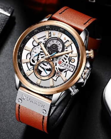 Reloj Curren 8380 cuero Para Hombre