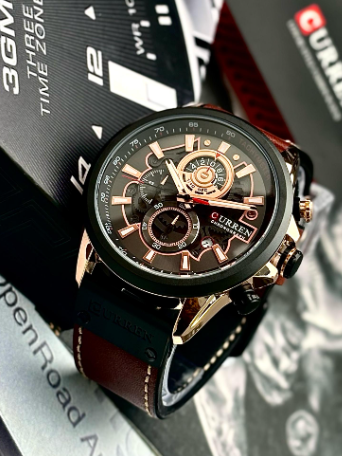 Reloj Curren 8380 cuero Para Hombre