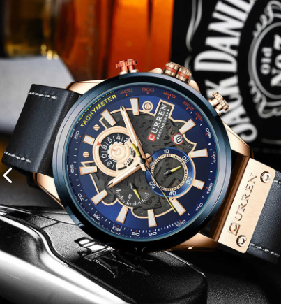 Reloj Curren 8380 cuero Para Hombre