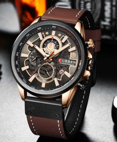 Reloj Curren 8380 cuero Para Hombre